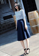 Midi Swing Skirt - Ferlicious